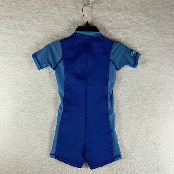 Cressi Swimsuit in Neoprene Kids Large Blue/Azure Short-Sleeve One-Piece 6924 - Picture 7 of 8